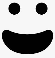 Download Happy Smiling Emoticon Face With Open Mouth Smiling Black Mouth Svg Hd Png Download Transparent Png Image Pngitem
