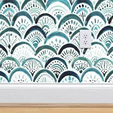 Mermaid Lagoon Mermaid Wallpapers Accent Wallpaper Home Wallpaper