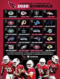 Updating Information As Available Arizona Cardinals Revealed Nfl 2020 Schedule Arizona Cardinals Cardinals Cardinals Nfl