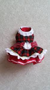 Dog Christmas Dress Classic Small Dog Tartan Plaid Dress Etsy Vestidos Para Perros Ropa Para Perros Ropa De Animales