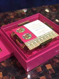 Box Style Wedding Invitation Box Wedding Invitations Indian Wedding Invitation Cards Indian Wedding Invitation Box