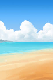 شاطئ البحر خلفية السماء الزرقاء شاطئ البحر شاطئ بحر السماء