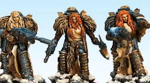 Necrons really need some help. Female Space Wolves She Wolves From Hitech Miniatures