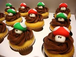 See more ideas about super mario cupcakes, cupcake cakes, cupcakes. Mario Cupcakes Mushroom Cupcakes Mario Cake Super Mario Birthday