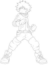 They can also add backgrounds or other ornaments with these free printable unicorn coloring pages online. Printable Izuku Midoriya Coloring Pages Anime Coloring Pages