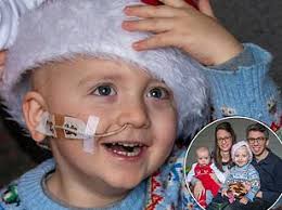 Brave boy, five, battling a rare cancer who Mail