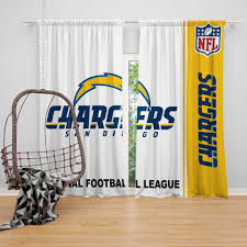 Nfl Los Angeles Chargers Bedroom Curtain Ebeddingsets Curtains Bedroom Curtains Nfl Los Angeles