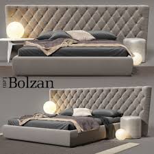 Bolzan Selene Large Bed 3d Model For Download Cgsouq Com Unique Bedroom Furniture Bedroom Bed Design Living Room Sofa Design