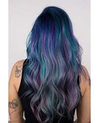 Unicorn Hair Blue Smoke Steel Blue Hair Dye Hair Styles Mermaid Hair Color Anime Hair Color