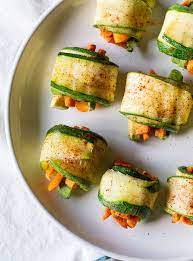 Vegan Zucchini Sweet Potato Rolls Lemons And Basil Recipe Vegan Zucchini Recipes Vegan Zucchini Recipes