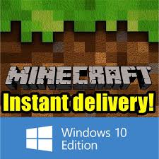 Minecraft Windows 10 Edition Key Warranty Redeem Code Microsoft Minecraft Playing Game Windows 10 Windows Minecraft