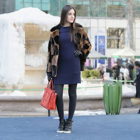 How To Wear A Dress In The Winter Without Freezing Your Legs Off — PHOTOS