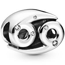 Let your cancer pride shine with this sterling silver zodiac charm from the pandora moments collection featuring sparkling details. Pandora Sparkling Cancer Zodiac Charm 798434c01 Thejewelhut Co Uk