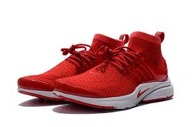 Mens Nike Air Presto Red Shoes