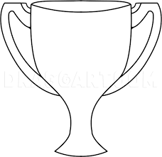 Printable coloring and activity pages are one way to keep the kids happy (or at least occupie. How To Draw A Trophy Coloring Page Trace Drawing