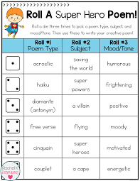 These Roll A Poem Boards Will Get Students Writing Creative Poetry In No Time There Are 20 Themed Teaching Writing Writing Prompts For Kids Poetry Activities