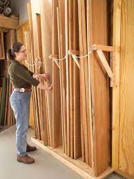 Vertical Storage Lumber Storage Rack Woodworking Shop Lumber Storage