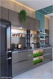 80 من اجمل صور مطابخ فخمة 2020 مطابخ بسيطة ومودرن مجلة صور Modern Kitchen Cabinet Design Contemporary Kitchen Design Kitchen Design