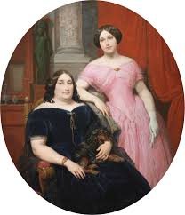 1850 Magdalena Parrella Y Urbieta And Her Daughter Elisa Tapia Y Parrella By Carlos Luis De Ribera Y Fieve Fashion Portrait Wedding Dress 10 European Dress
