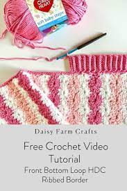 Free Crochet Video Tutorial Crochet Videos Tutorials Crochet Border Patterns Crochet Videos