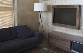 Reclaimed Wood Tv Frame Framed Tv Modern Tv Wall Wall Mounted Tv The boards were bought from build it green, a warehouse that sells reclaimed building materials and appliances.