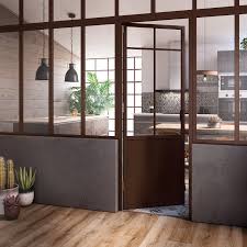 Verriere Atelier Et La Porte Laissent Passer La Lumiere Leroy Merlin Bloc Porte Portes Vitrees Interieures Porte Vitree Exterieure