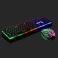 Rainbow Gaming Keyboard And Mouse Set For Ps4 Ps3 Xbox One Led Multi Colored Changing Backlight Mouse In 2020 Gaming Room Setup Gamer Room Video Game Room Design
