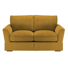 Dunelm Ochre Yellow Weybridge Valance 2 Seater Deluxe Sofa Bed Deluxe Sofa Bed Sofa Bed Yellow Mattress Springs
