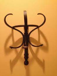 Bentwood Coat Rack Wall Mounted Hook Hat Umbrella Holder Brown Etsy Coat Rack Wall Wall Mounted Coat Rack Coat Rack