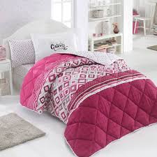 مفرش ليتل كوين أطفال صيفي مفرد ونص وردي عدد القطع 4 Summer Bedding Bed Blanket