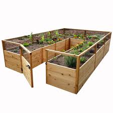Indoor planter boxes will keep your plants safe, and your home clean. Outdoor Living Today 8 Ft X 12 Ft Garden In A Box Rb812 The Home Depot