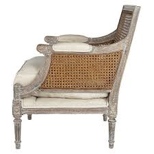 Linen Upholstered Cane Back Chair Chairs Wisteria 799 Found On Polyvore Cane Back Chairs Wicker Chair Chair