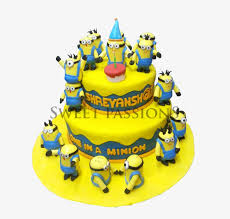 We enrich your life with 3d cakes design, novelty cakes,pulut kuning berhias, fruit tarts, blueberry cheesetarts, cakes and cupcakes. 2 Tier Minion Party Time Cake 2 Layer Minion Cake Free Transparent Png Download Pngkey