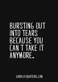 I Cant Take It Anymore Quotes Quotesgram