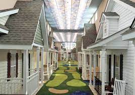 Assisted Living Home That Looks Like A Friendly Neighborhood In America  Helps Treat Memory Loss