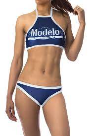Official Modelo 2 Piece Halter Athletic Bikini Cp18dy96nng Size Small Womens Swimsuits Bikini Athletic Bikinis Sport Bikinis