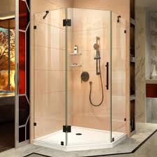 This shower is small but very usable. Shower Enclosures Shower Doors The Home Depot