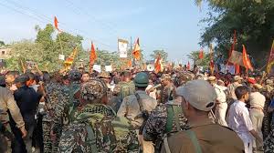 Massive protest near Indo-Bangla border in Assam against violence in  Bangladesh - Hindustan Times