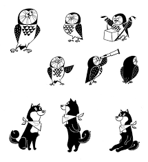 magazine2 of イラストレーター橋本聡 the portfolio 刺繍 図案 キャラクターアート キャラクターデザイン