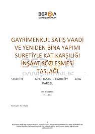 İnşaatı yapan şirket adı/ünvanı : Insaat Sozlesmesi Ornegi Tavsiyeler Berra Danismanlik