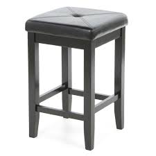 Check out our backless bar stool selection for the very best in unique or custom, handmade pieces from our stools & banquettes shops. Set Of 2 Black 24 Inch Backless Barstools With Faux Leather Seat Homegoodsemporium