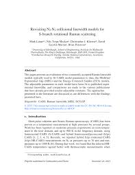 PDF) Revisiting N$_2$-N$_2$ collisional linewidth models for S-branch  rotational Raman scattering