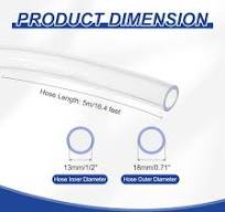 PATIKIL 16.4-Foot Air Conditioner Drain Hose 1/2-Inch ID x 5 ...