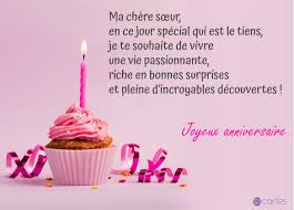 Texte Joyeux Anniversaire SÅ“ur 123cartes