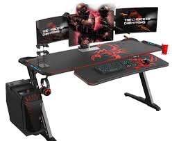 If you are a computer gamer already, you know that the normal and traditional computer desk won't work for you. Gaming Desks Best Gaming Computer Desk For Pc Console Video Gamers