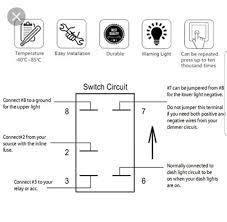 The wiring diagram to the right shows how the contacts and lamps are wired internally. How To Wire This Switch Can Am Maverick Forum