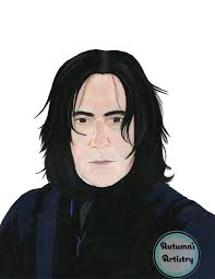 Drawing Print Severus Snape