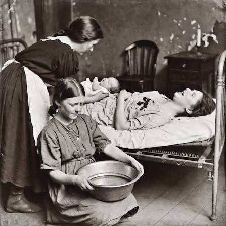 Eleven-year-old midwife's daughter assists with delivery