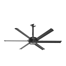Big Ass Fans 2025 sq. ft. 84 in. Indoor Stealth Black Aluminum Shop Ceiling  Fan with Wall Control F-ES2-0701A731C716S34 - The Home Depot