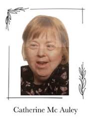Condolence Book for Catherine Mc Auley (Terenure, Dublin)